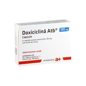 დოქსიციკლინი - Doxycycline Atb 100მგ 10 კაფსულა