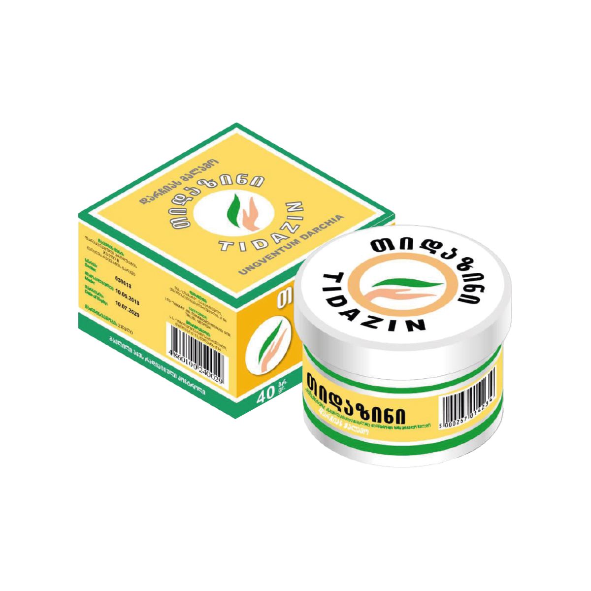 თიდაზინი - Tidazin დარჩიას მალამო 40გ