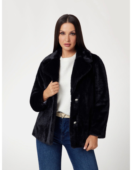 ქურთუკი GUESS - FILOMENA FAUX FUR JKT