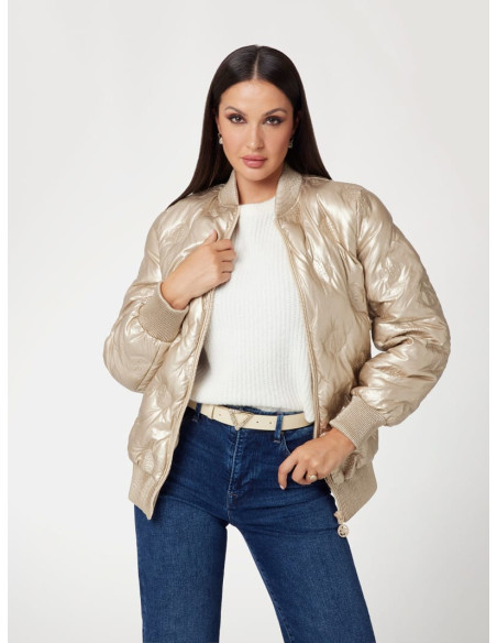 ქურთუკი Guess - MARIANNE PEONY LONG BOMBER