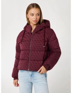 ქურთუკი GUESS - DAISY PUFFER LOGO FLOCK