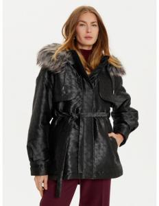 ქურთუკი GUESS - ELLY LOGO JACQUARD PARKA