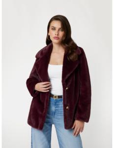 ქურთუკი GUESS - FILOMENA FAUX FUR JKT