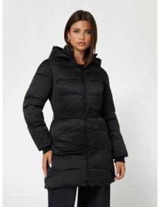 ქურთუკი GUESS - SELINE LOGO MIDI PUFFER