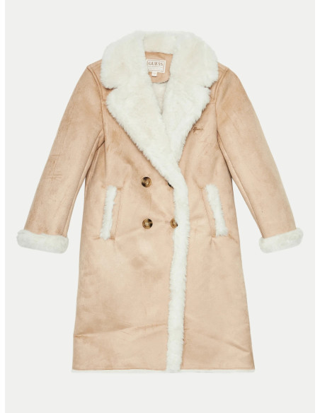 ბავშვის ქურთუკი GUESS - LS SHEARLING COAT