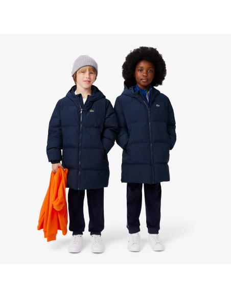 ბავშვის ქურთუკი Lacoste - Long Recycled Fabric Puffer Jacket