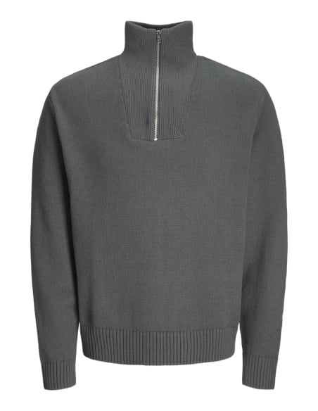 კაცის სვიტერი Jack&Jones - JORFREDERIKSBERG KNIT HALF ZIP SN