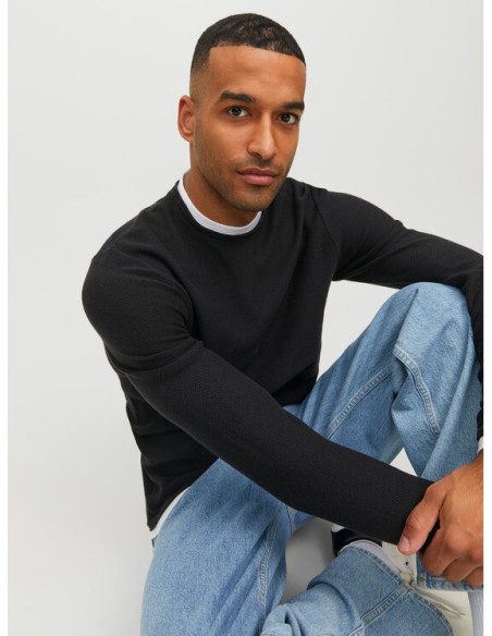 კაცის სვიტერი Jack & Jones - JORTWINN KNIT CREW NECK NOOS