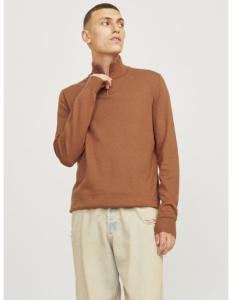 კაცის სვიტერი Jack&Jones - JJEEMIL KNIT HALF ZIP NOOS