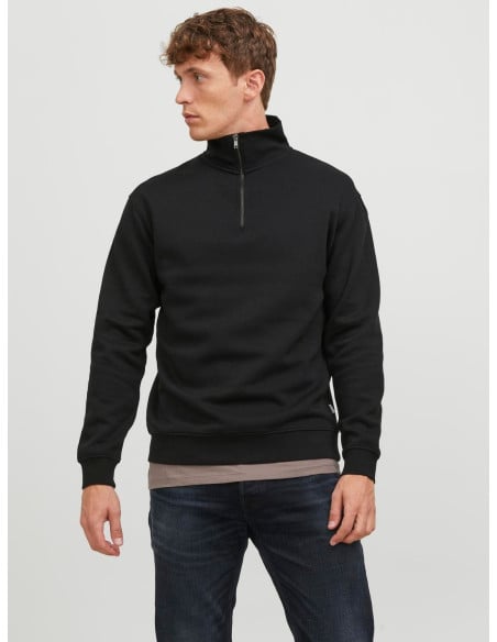 კაცის სვიტერი Jack&Jones - JJEBRADLEY SWEAT HALF ZIP NOOS