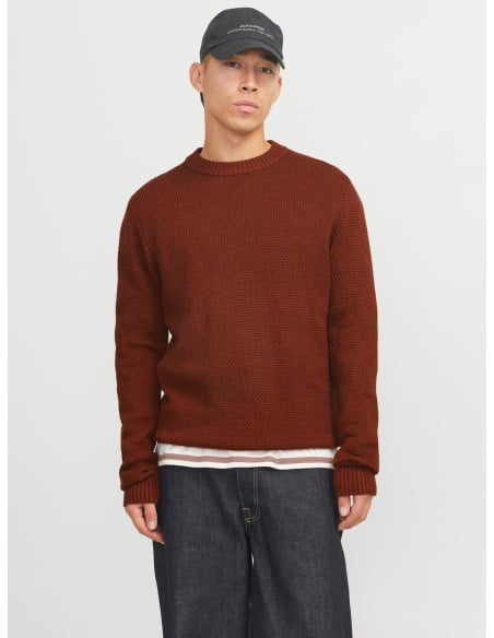 კაცის სვიტერი Jack&Jones - JOREATON KNIT CREW NECK BF