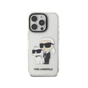 Karl Lagerfeld IML Glitter NFT KarlChoupette Hard Case iPhone 16 Pro KLHCP16LHNKCTGT Transparent