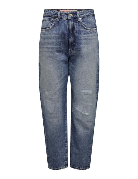 ქალის ჯინსი ONLY - ONLIRVINE REG RELAX TAPE ANK DNM CRO