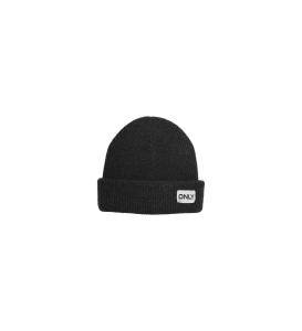 ქალის ქუდი ONLY - ONLCARAH LIFE KNIT LOGO BEANIE ACC