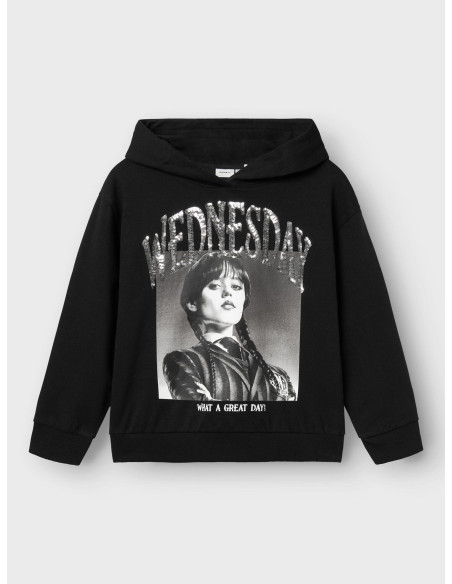 ბავშვის ჯემპრი/ჟაკეტი NAME IT - NKFOXARA WEDNESDAY RLX SWEAT WH BRU SKY