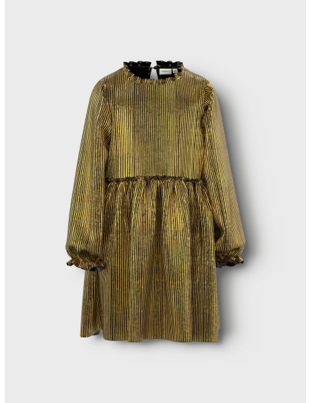 ბავშვის კაბა NAME IT - NKFRITALLICA LS DRESS PB
