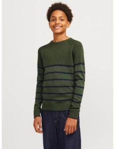ბავშვის ჯემპრი/ჟაკეტი Jack&Jones - JJPANNEL KNIT CREW NECK AW24 JNR