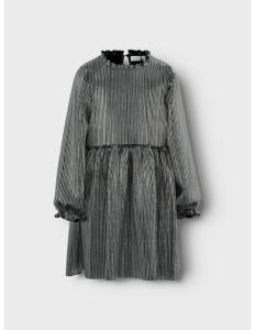 ბავშვის კაბა NAME IT - NKFRITALLICA LS DRESS PB