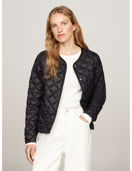 ქურთუკი Tommy Hilfiger - LW DOWN QUILTED COLLARLESS JKT