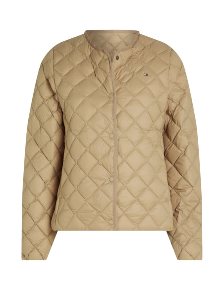 ქურთუკი Tommy Hilfiger - LW DOWN QUILTED COLLARLESS JKT
