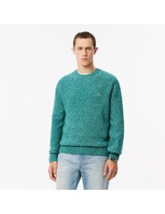 კაცის სვიტერი Lacoste - Mercerized Carded Wool Crew Neck Sweater