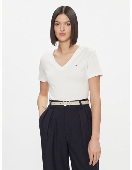 მაისურები Tommy Hilfiger - SLIM CODY V-NK SS