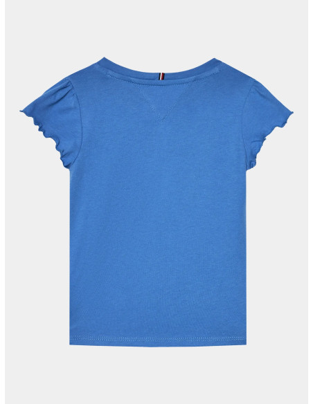 მაისური TOMMY HILFIGER - ESSENTIAL RUFFLE SLEEVE TOP SS