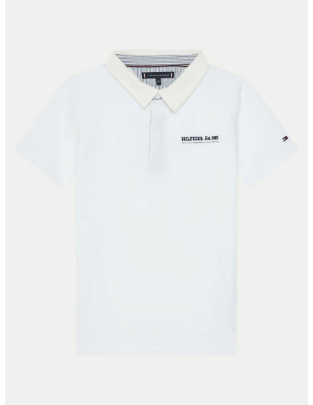მაისური TOMMY HILFIGER - HILFIGER ITHACA STP REG POLO SS