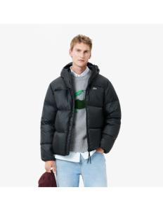 კაცის ქურთუკი Lacoste - Short Water-Repellent Hooded Puffed Jacket