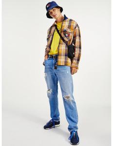 ჯინსი Tommy Jeans - ETHAN RLXD STGHT AE714 HLBRD