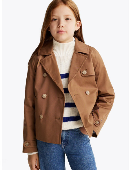 ბავშვის ქურთუკი TOMMY HILFIGER - SHORT COTTON JACKET