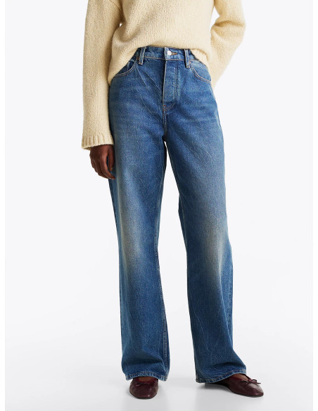 ქალის ჯინსი Tommy Hilfiger - LOOSE STRAIGHT RW BO