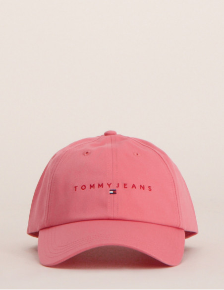 ქალის კეპი Tommy Jeans - TJW LINEAR LOGO 6 PANEL CAP