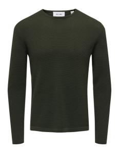კაცის სვიტერი ONLY & SONS - ONSPANTER REG 12 STRUC CREW KNIT NOOS
