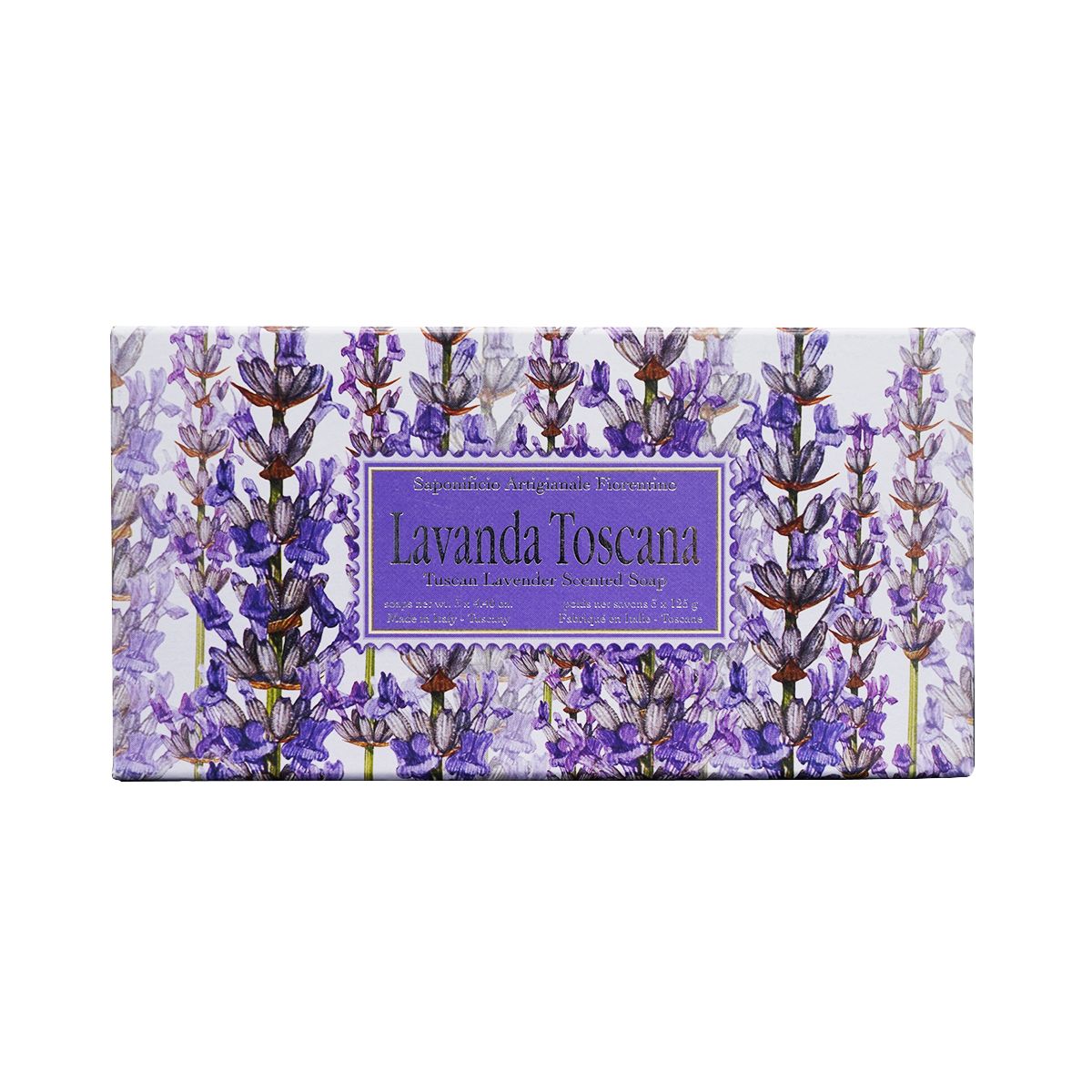 Fiorentino - ფიორენტინა საპონი ლავანდა 125 გ 3 ცალი 8167