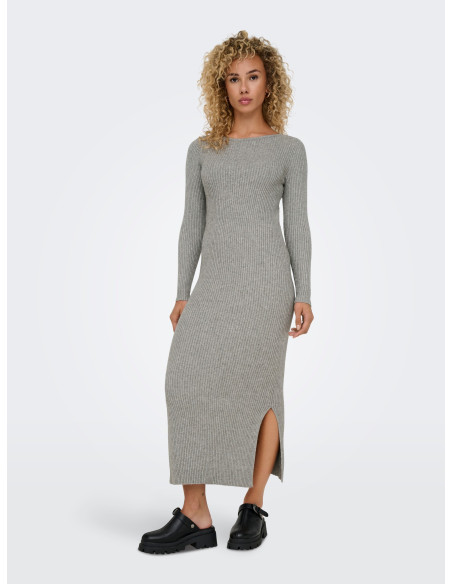 კაბა ONLY - ONLKATIA LS MAXI BOATNECK DRESS CC KNT