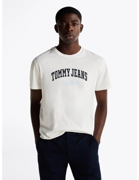 მაისური Tommy Jeans - TJM SLIM VARSITY POP TEE EXT