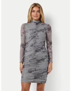 კაბა Noisy May - NMIGGY L/S SHORT RUCHING DRESS JRS FWD