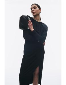 კაბა YAS - YASRUBY LS LONG DRESS - SHOW