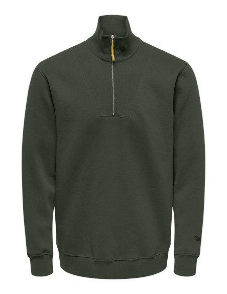 ბავშვის ჯემპრი/ჟაკეტი KIDS ONLY - KOBRILEY LIFE LS HIGHNECK HALFZIP CS SWT