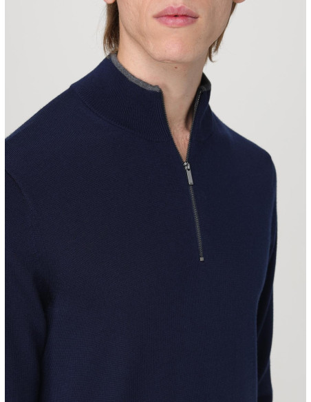კაცის სვიტერი MICHAEL KORS - CORE  MERINO Q ZIP-EMB