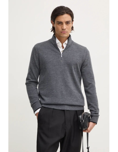 კაცის სვიტერი MICHAEL KORS - CORE  MERINO Q ZIP-EMB