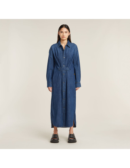 კაბა G-Star Raw - Long tab shirt dress l\s wmn