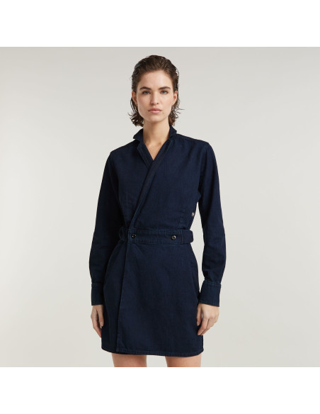 კაბა G-Star Raw - Wrap dress l\s wmn