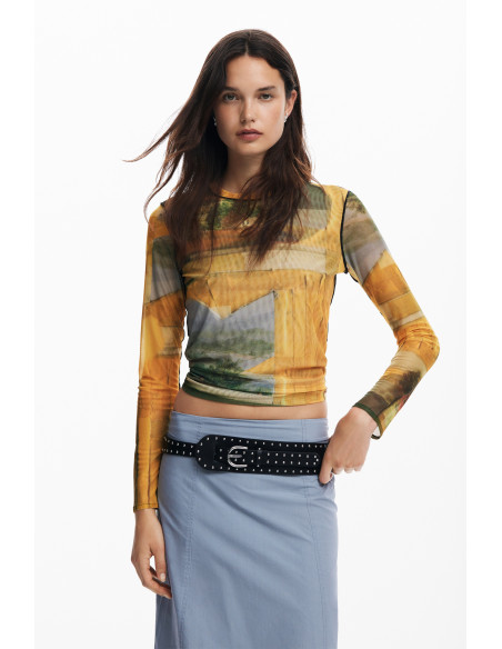 მაისურები DESIGUAL - ARTY T-SHIRT