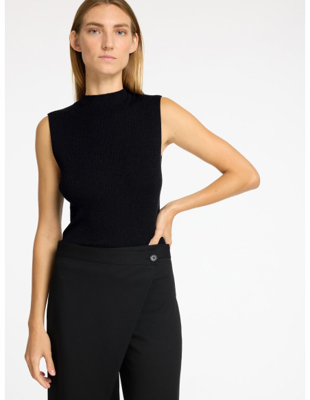 მაისურები SELECTED FEMME - SLFLURA LUREX SL KNIT HIGH NECK