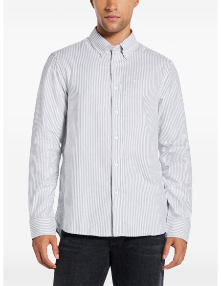 პერანგი MICHAEL MICHAEL KORS - LS CLSSIC FT OXFRD STRPE