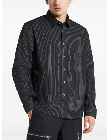 პერანგი MICHAEL MICHAEL KORS - LS RLX FIT CHALK STRIPE