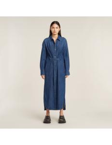 კაბა G-Star Raw - Long tab shirt dress l\s wmn