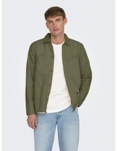 პერანგი ONLY & SONS - ONSLEDGER LIFE CANVAS OVERSHIRT